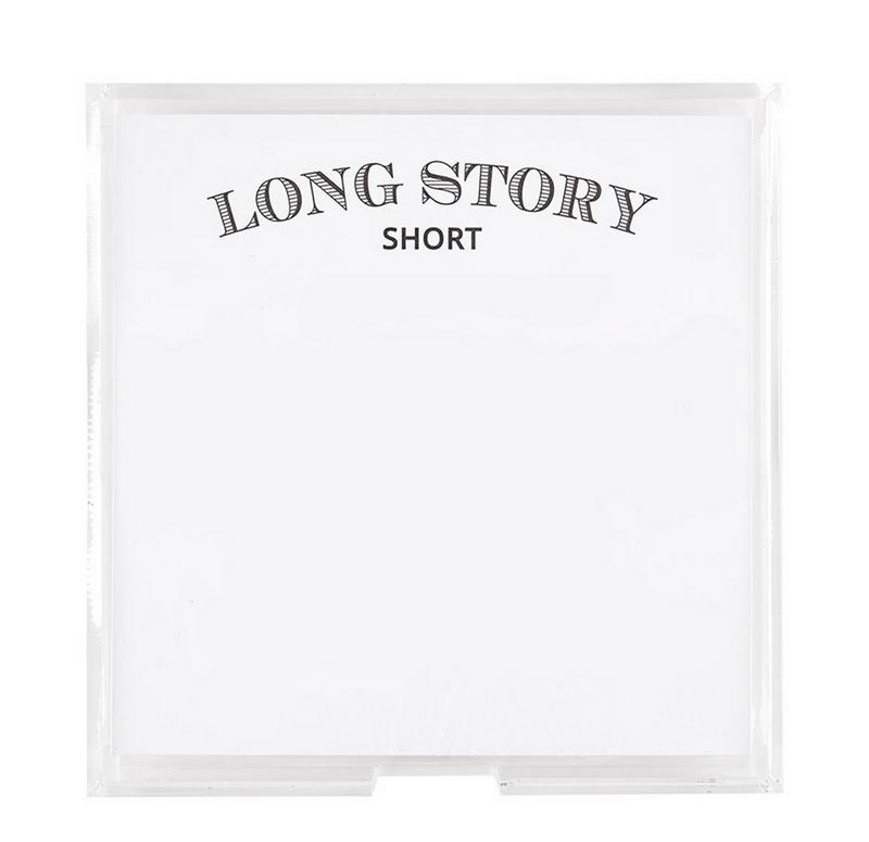 "Long Story Short" Desk Paper - dolly mama boutique