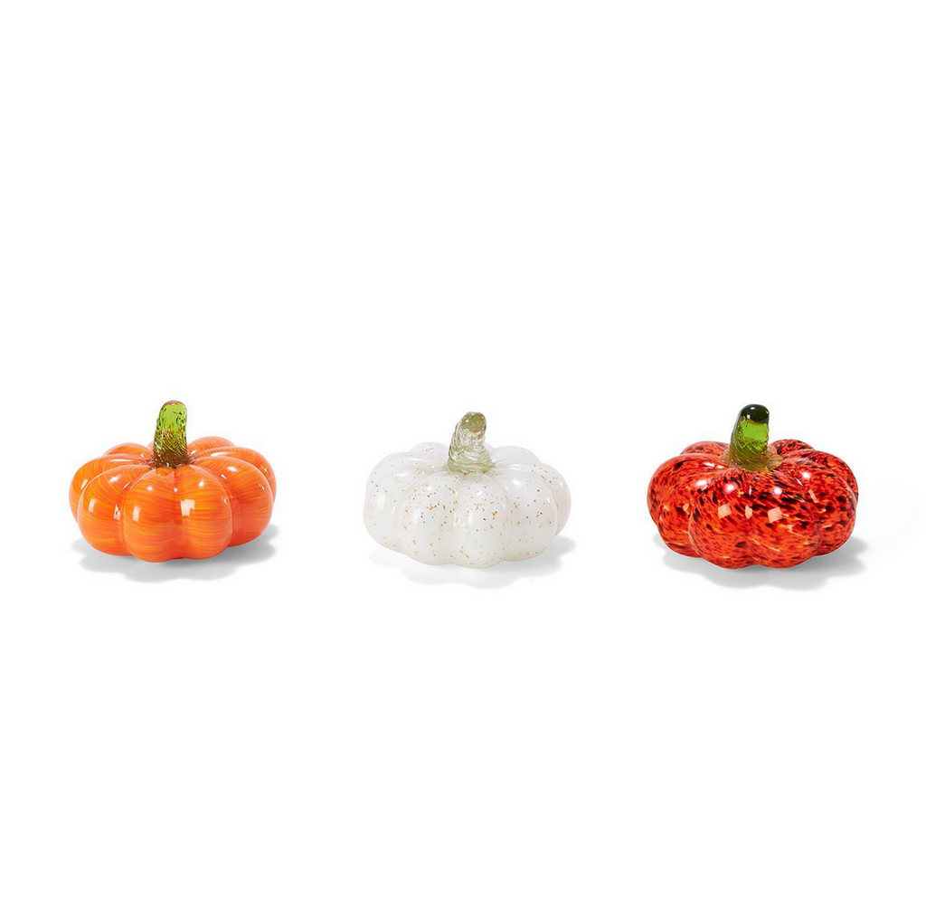 Assorted Glass Pumpkins - dolly mama boutique
