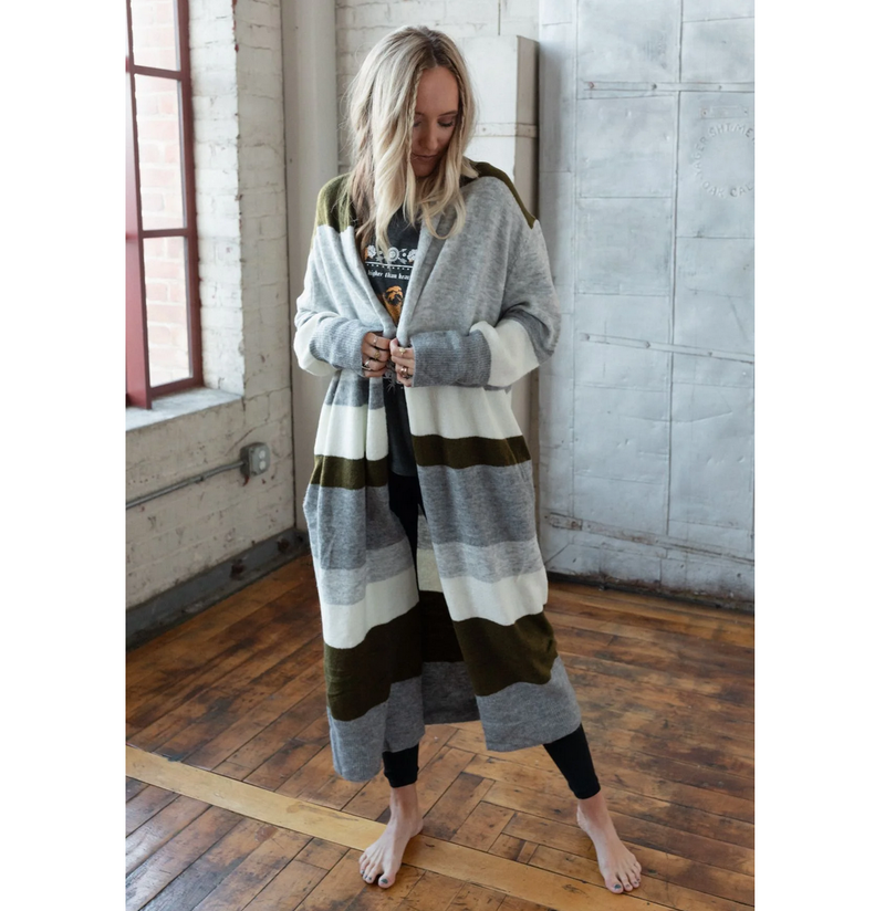 Oversized Knit Duster - dolly mama boutique