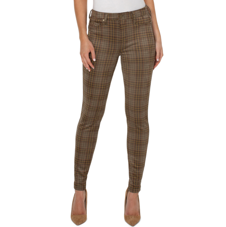 Madonna Plaid Skinny Pant - dolly mama boutique