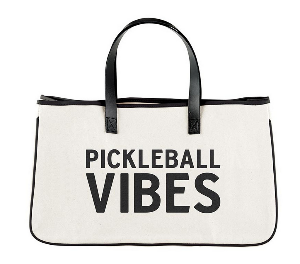 "Pickleball Vibes" Tote L7386 - dolly mama boutique
