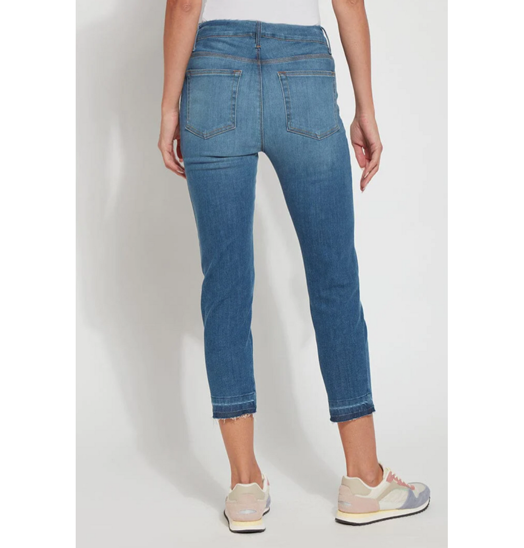 Premium Toothpick Cropped Denim Pant - dolly mama boutique