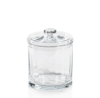 Optic Glass Jar - dolly mama boutique