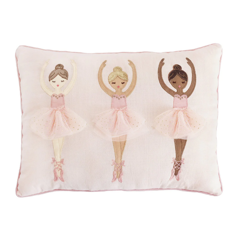 Ballerina Lumbar Pillow - dolly mama boutique