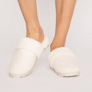 Cable Knit Slipper RKCKSLP - dolly mama boutique