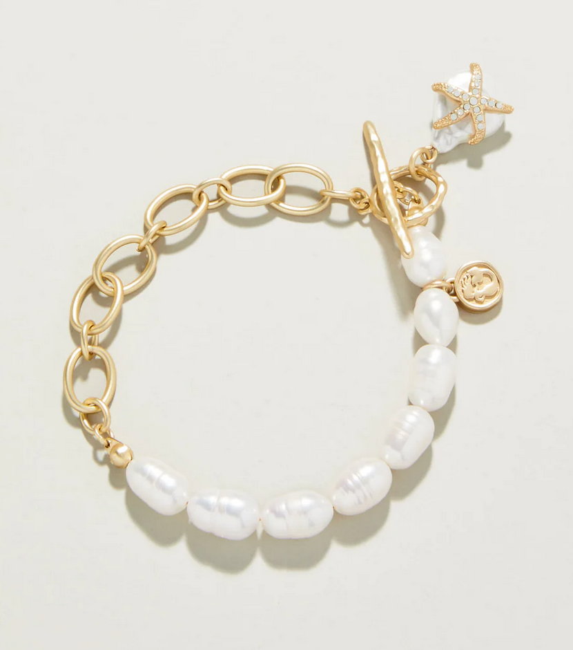 Starfish Pearl Bracelet - dolly mama boutique