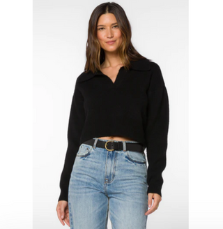 Thomas Crop Sweater - dolly mama boutique