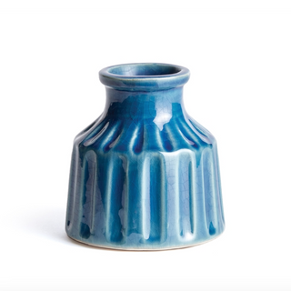 Brittani Bottle Vase - Blue - dolly mama boutique